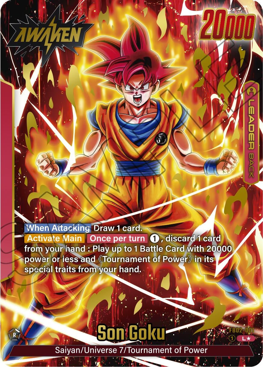 Image for Son Goku - FB02-001 (Alternate Art) - Dragon Ball Super: Fusion World