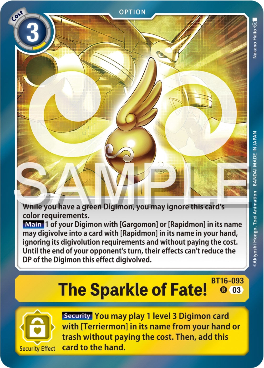 Image for The Sparkle of Fate! - Digimon Card Game