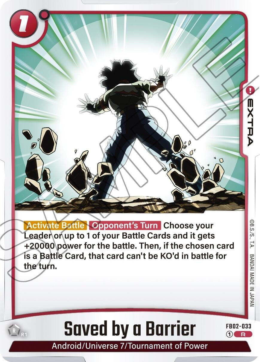 Image for Saved by a Barrier - Dragon Ball Super: Fusion World