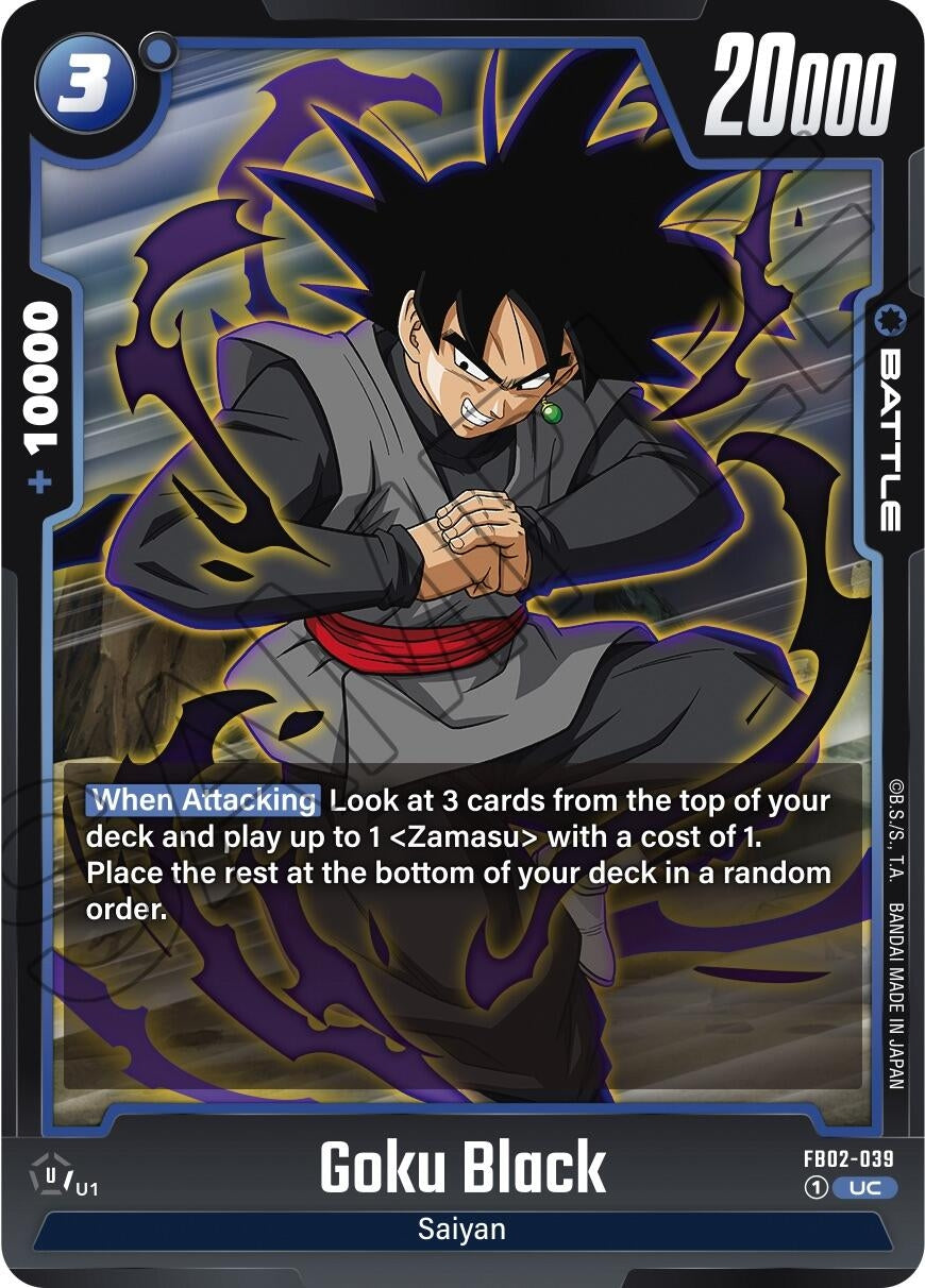 Image for Goku Black - FB02-039 - Dragon Ball Super: Fusion World