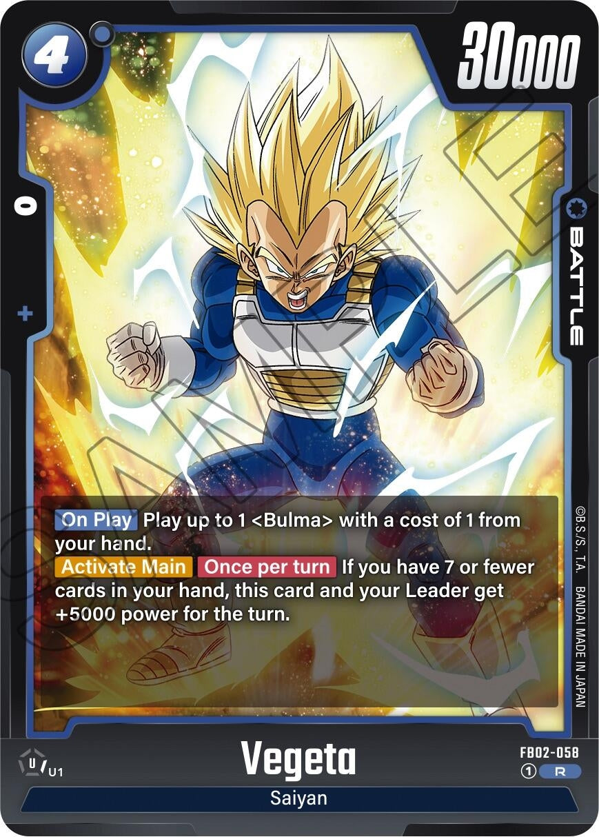 Image for Vegeta - FB02-058 - Dragon Ball Super: Fusion World