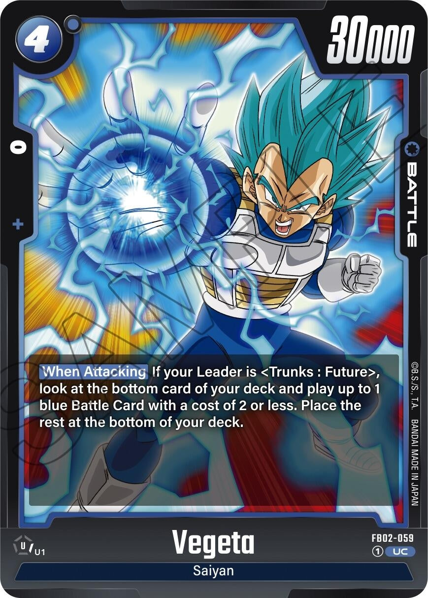 Image for Vegeta - FB02-059 - Dragon Ball Super: Fusion World