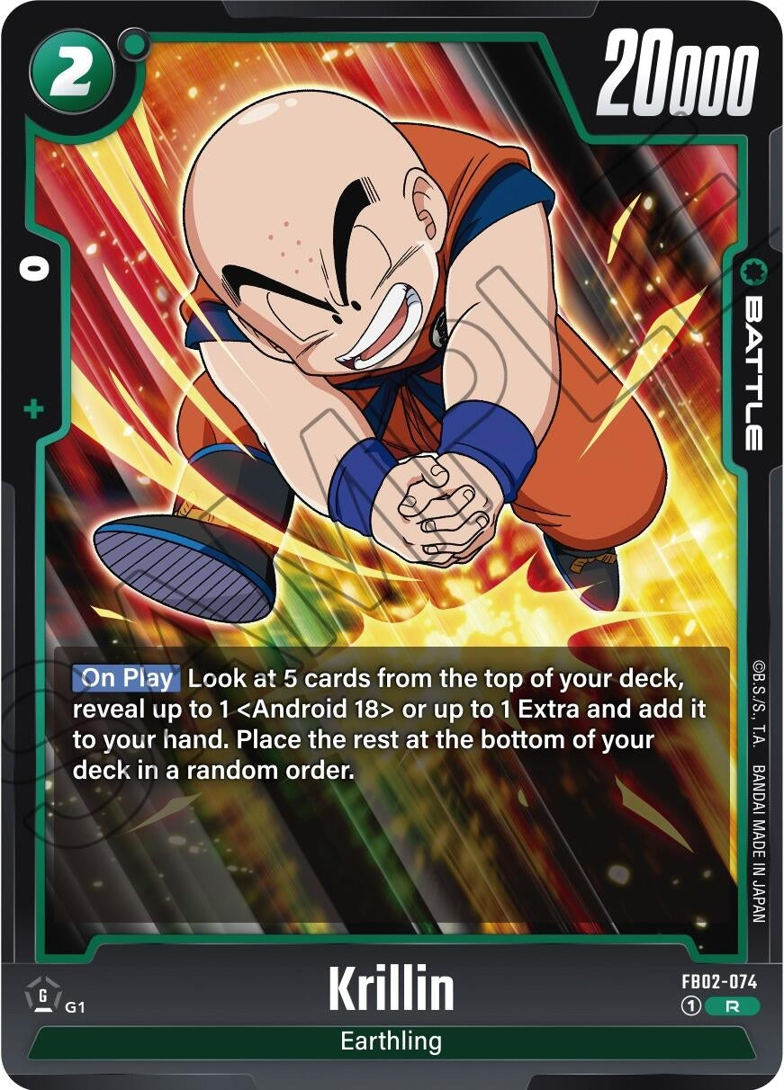 Image for Krillin - FB02-074 - Dragon Ball Super: Fusion World