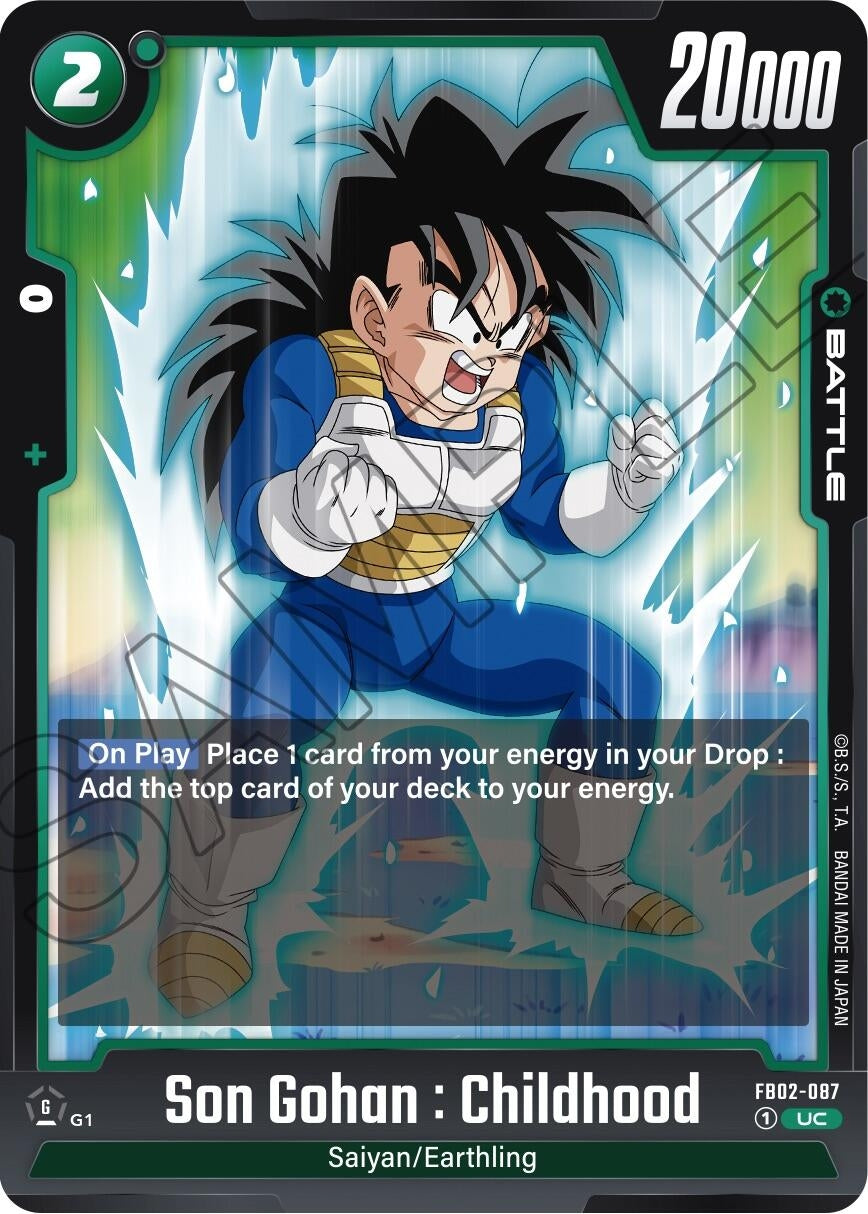 Image for Son Gohan : Childhood - FB02-087 - Dragon Ball Super: Fusion World