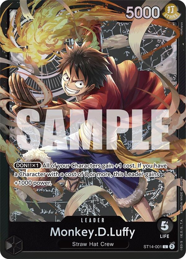 Image for Monkey.D.Luffy (001) - One Piece Card Game