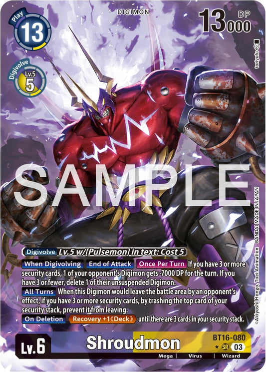 Image for Shroudmon (Alternate Art) - Digimon Card Game
