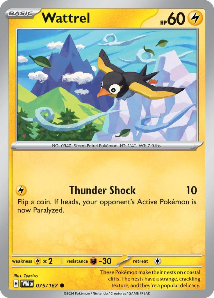 Image for Wattrel - Pokemon