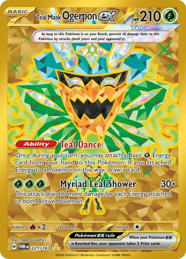 Image for Teal Mask Ogerpon ex - Pokemon