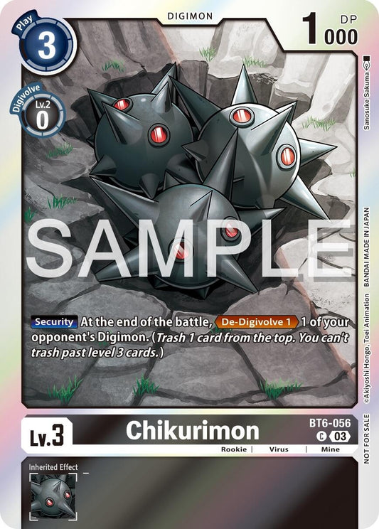 Image for Chikurimon - BT6-056 (Official Tournament Vol.13 Winner Pack) - Digimon Card Game