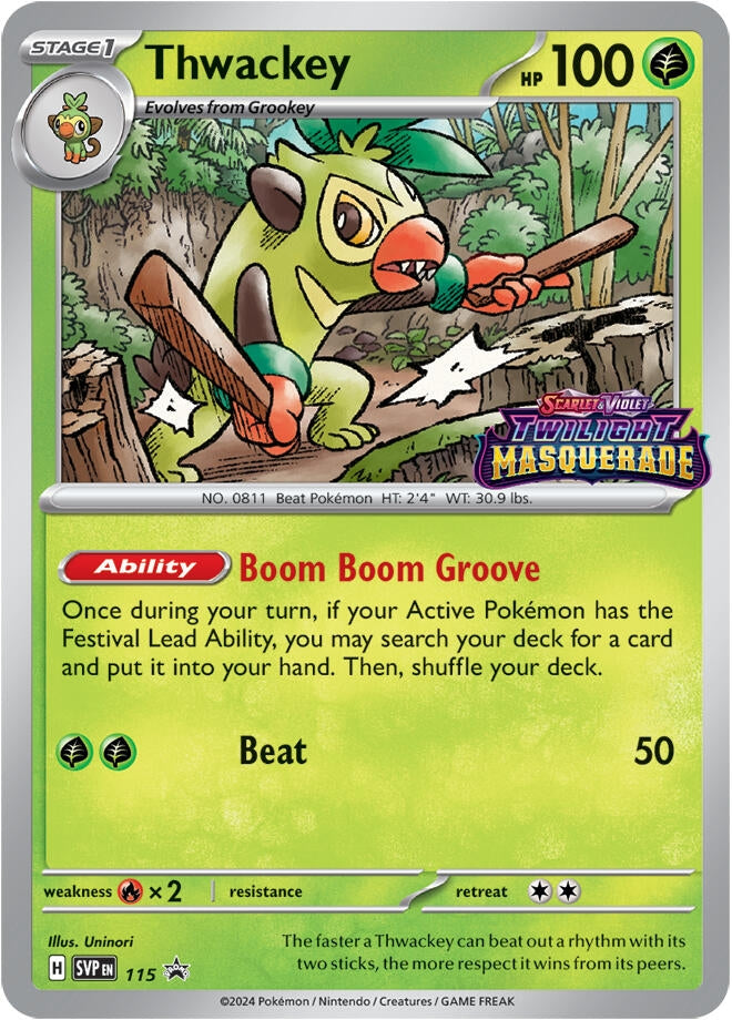 Image for Thwackey - 115 - Pokemon