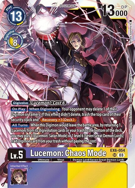 Image for Lucemon: Chaos Mode - Digimon Card Game