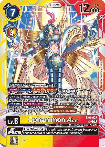 Image for Ophanimon ACE - Digimon Card Game