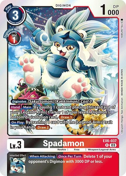 Image for Spadamon - Digimon Card Game