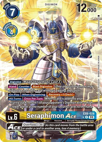 Image for Seraphimon ACE (Alternate Art) - Digimon Card Game