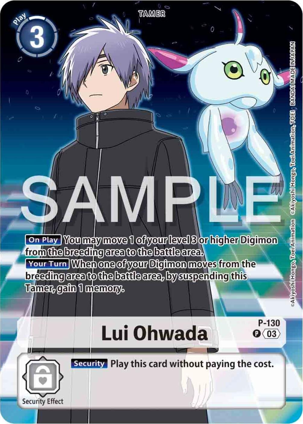 Image for Lui Ohwada - P-130 (Digimon Adventure 02: The Beginning Set) - Digimon Card Game
