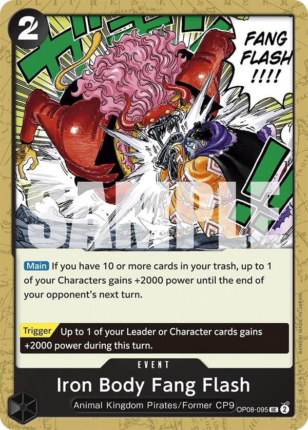 Image for Iron Body Fang Flash - One Piece Card Game