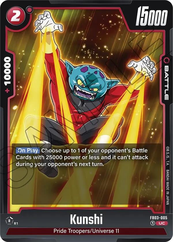Image for Kunshi - Dragon Ball Super: Fusion World