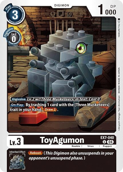 Image for ToyAgumon - EX7-040 - Digimon Card Game