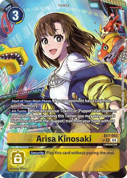 Image for Arisa Kinosaki (Alternate Art) - Digimon Card Game