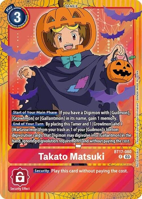 Image for Takato Matsuki (Halloween Event 2024) - Digimon Card Game