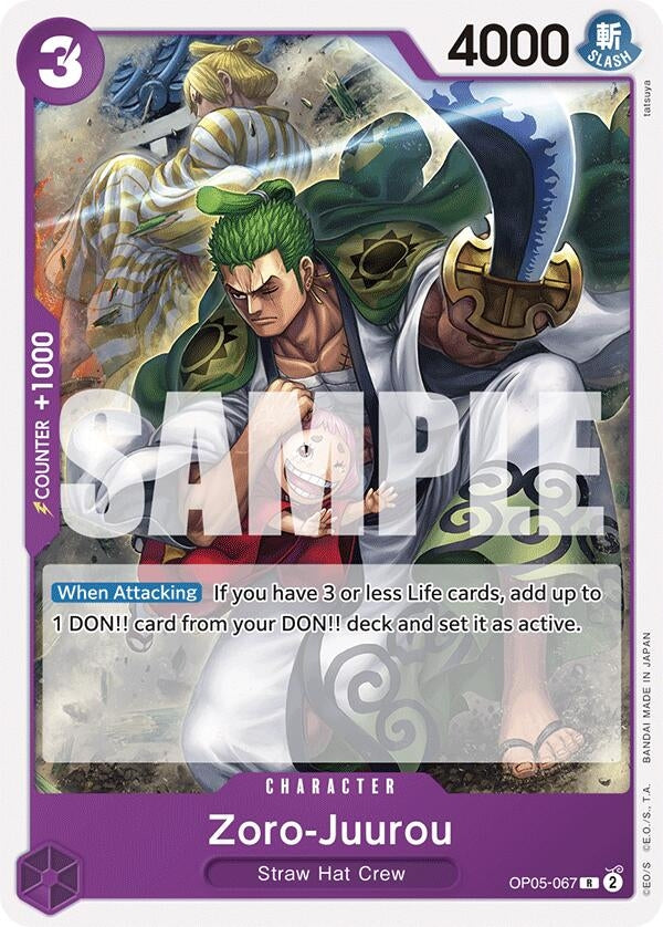 Image for Zoro-Juurou (OP05-067) - One Piece Card Game
