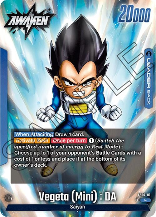 Image for Vegeta (Mini) : DA - Dragon Ball Super: Fusion World