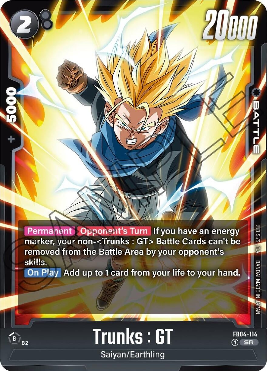 Image for Trunks : GT - FB04-114 - Dragon Ball Super: Fusion World