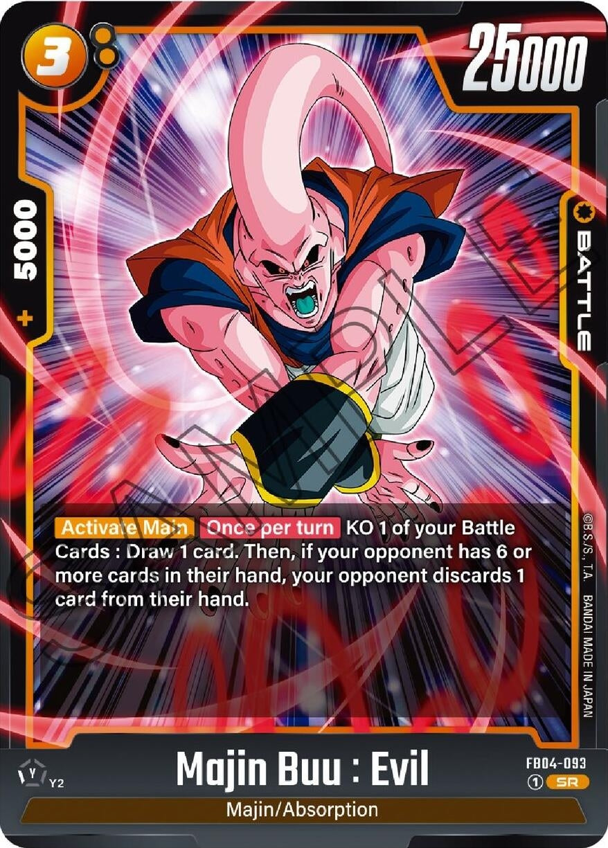 Image for Majin Buu : Evil - FB04-093 - Dragon Ball Super: Fusion World