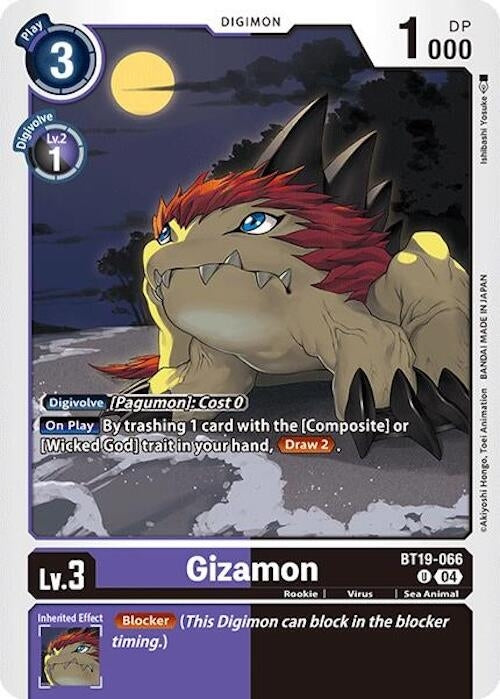 Image for Gizamon - Digimon Card Game