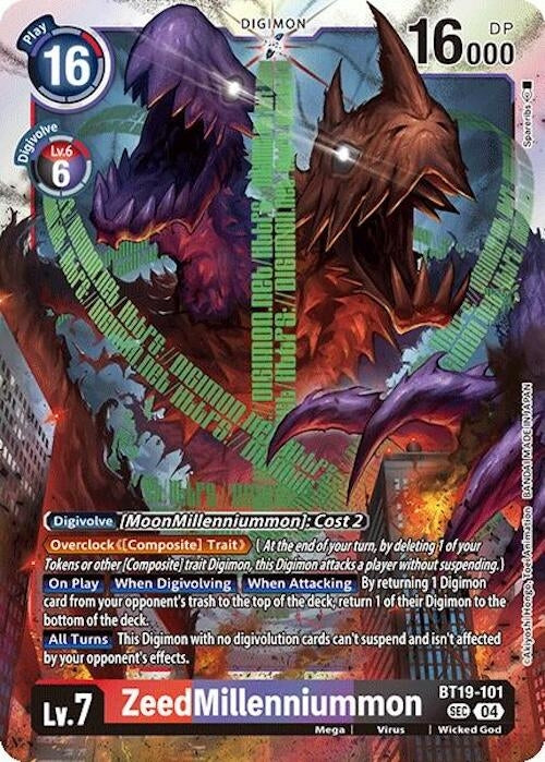 Image for ZeedMillenniummon - Digimon Card Game