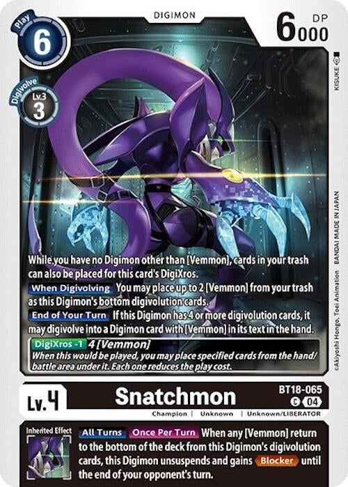 Image for Snatchmon - Digimon Card Game