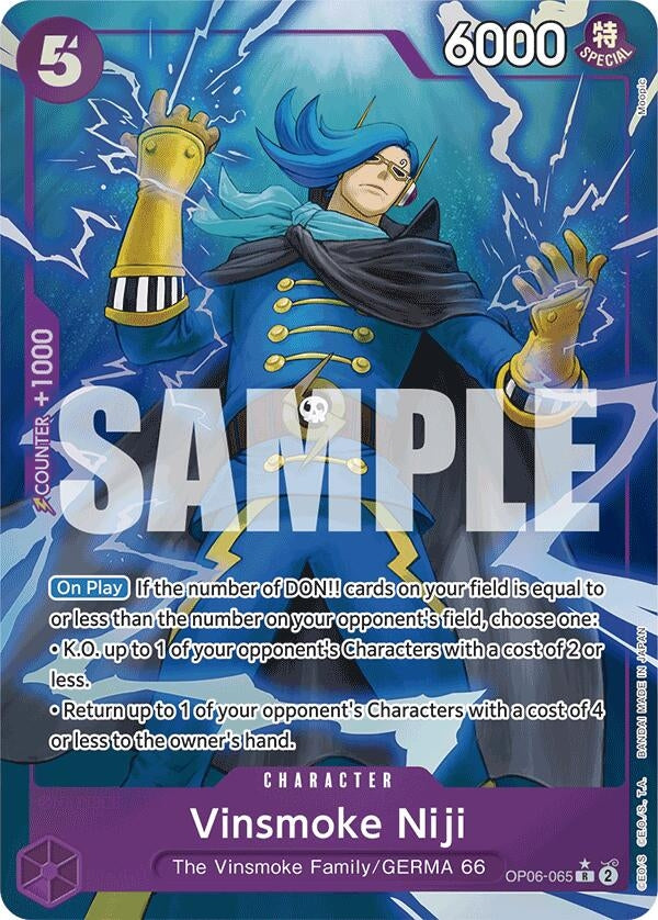 Image for Vinsmoke Niji (OP06-065) (Full Art) - One Piece Card Game
