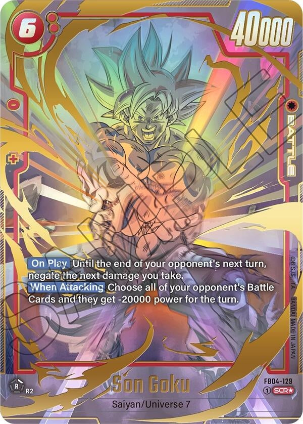 Image for Son Goku - FB04-129 (Alternate Art) - Dragon Ball Super: Fusion World