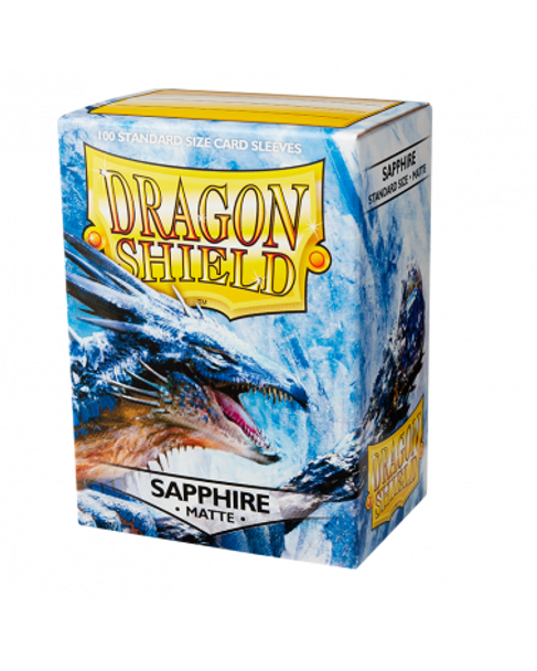 Dragon Shield Matte Sapphire Card Sleeves (100 Sleeves)