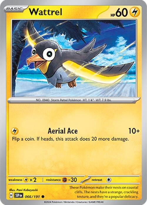 Image for Wattrel - Pokemon
