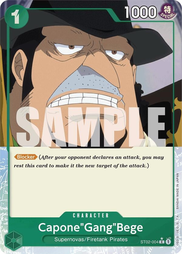 Image for Capone"Gang"Bege (ST02-004) (Full Art) - One Piece Card Game