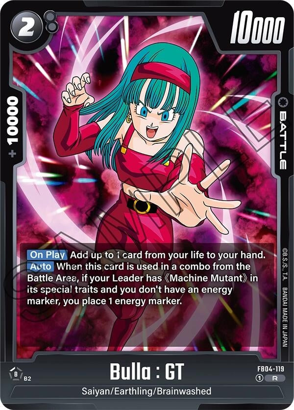 Image for Bulla : GT - Dragon Ball Super: Fusion World
