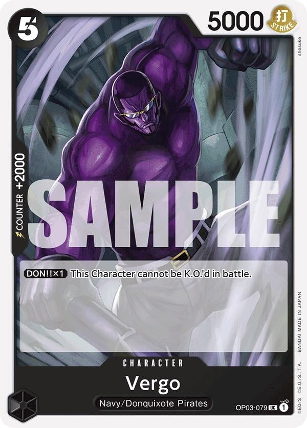 Image for Vergo (Reprint) - One Piece Card Game
