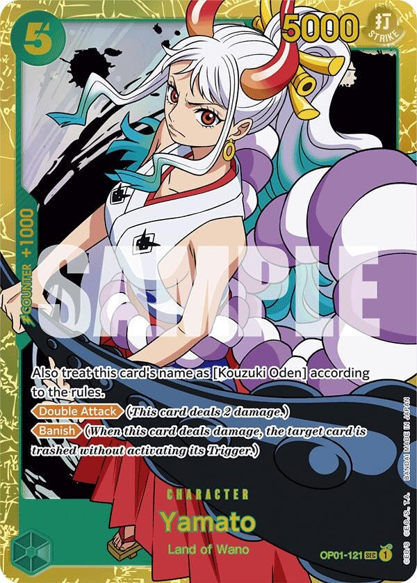 Image for Yamato (OP01-121) (Reprint) - One Piece Card Game
