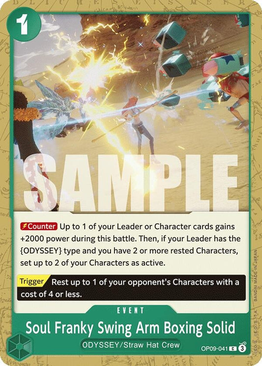 Image for Soul Franky Swing Arm Boxing Solid - One Piece Card Game