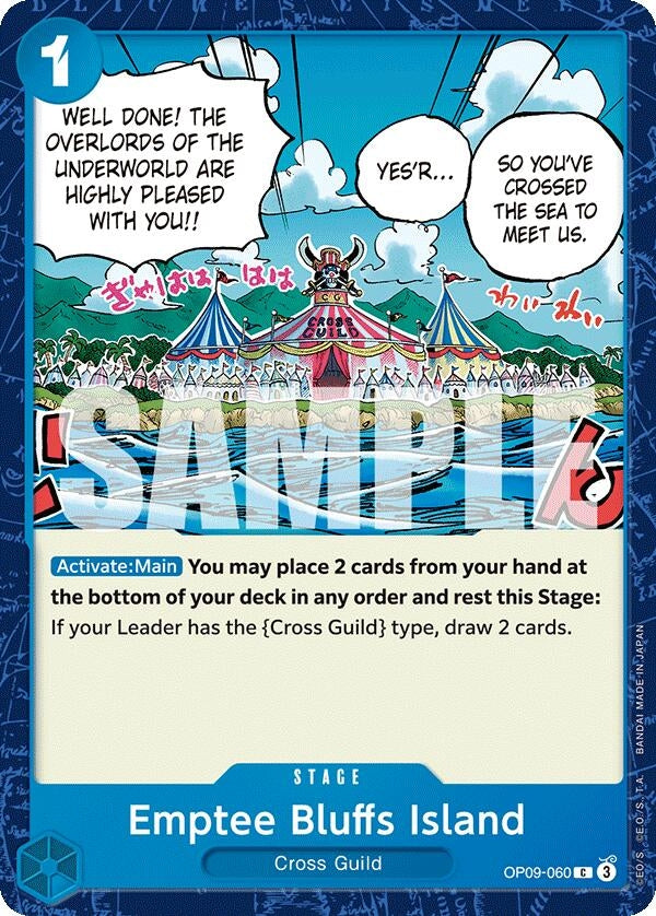Image for Emptee Bluffs Island - One Piece Card Game