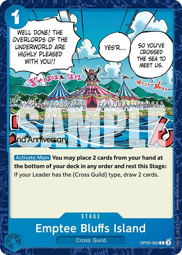 Image for Emptee Bluffs Island - One Piece Card Game