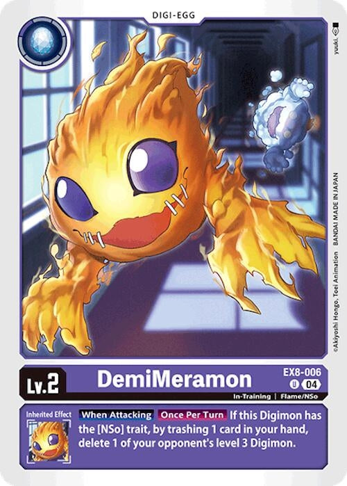 Image for DemiMeramon - Digimon Card Game