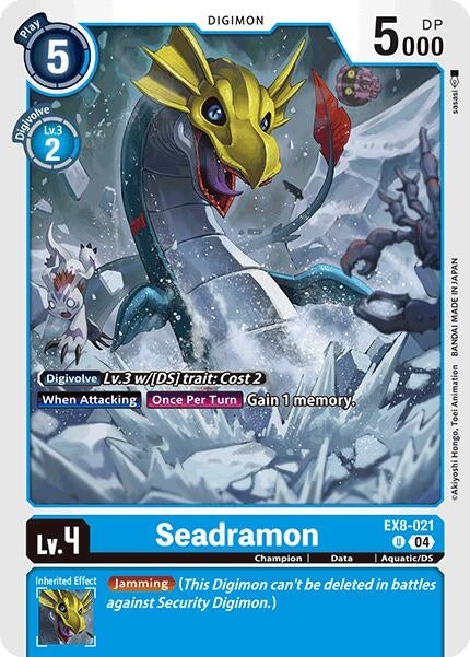 Image for Seadramon - Digimon Card Game