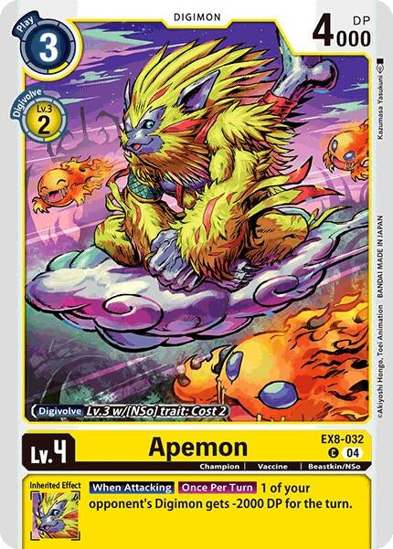Image for Apemon - Digimon Card Game