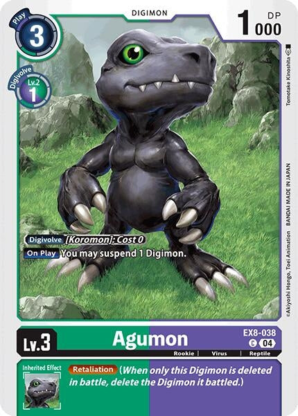 Image for Agumon - EX8-038 - Digimon Card Game