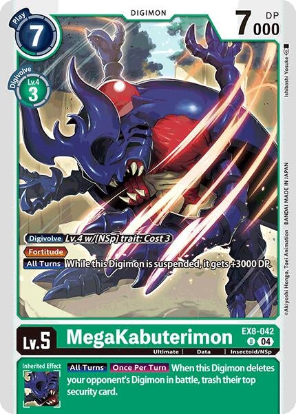 Image for MegaKabuterimon - Digimon Card Game