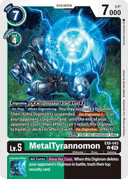 Image for MetalTyrannomon - Digimon Card Game