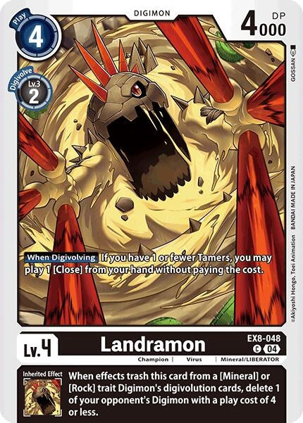 Image for Landramon - Digimon Card Game