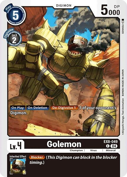 Image for Golemon - Digimon Card Game